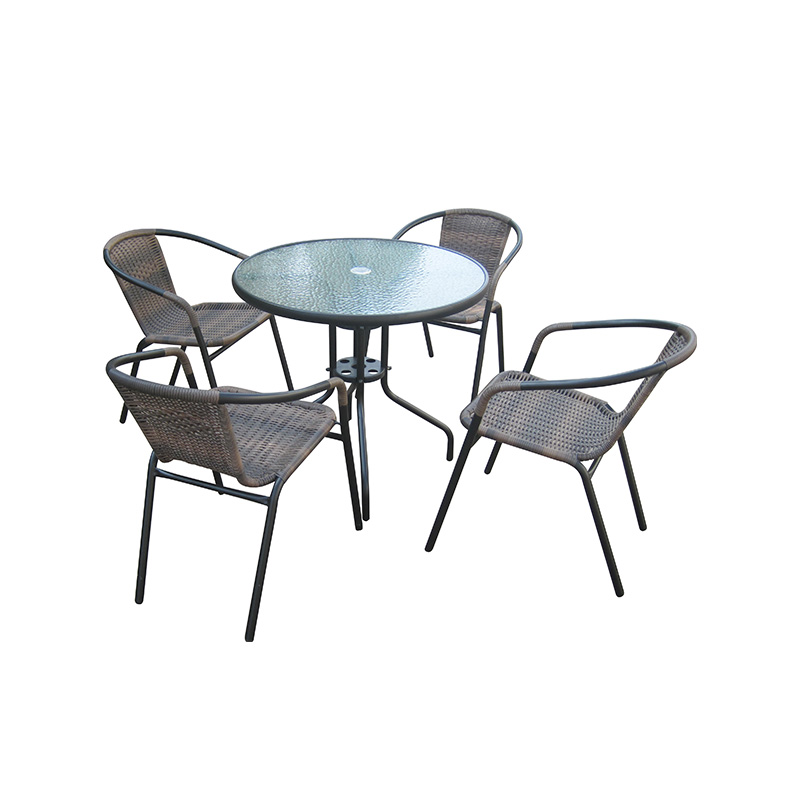 CDS-504 5pcs Patio Wicker Set